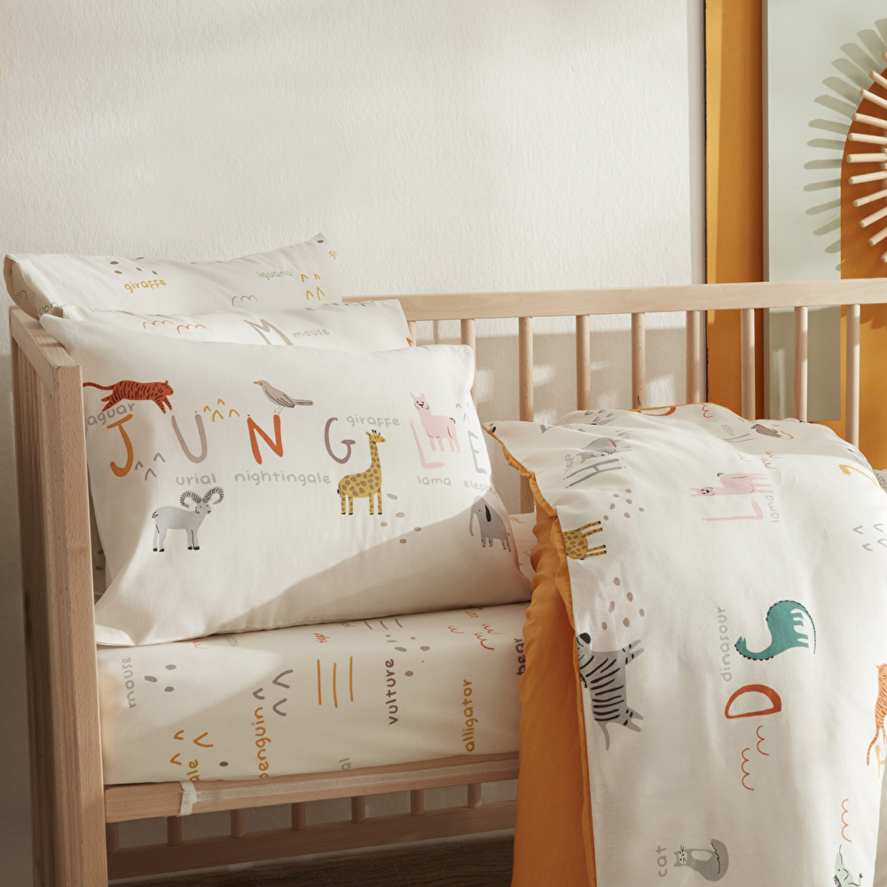 Karaca Home Jungle %100 Pamuk Bebek Nevresim Takımı  görseli 3