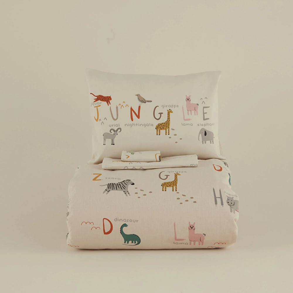 Karaca Home Jungle %100 Pamuk Bebek Nevresim Takımı  görseli 9