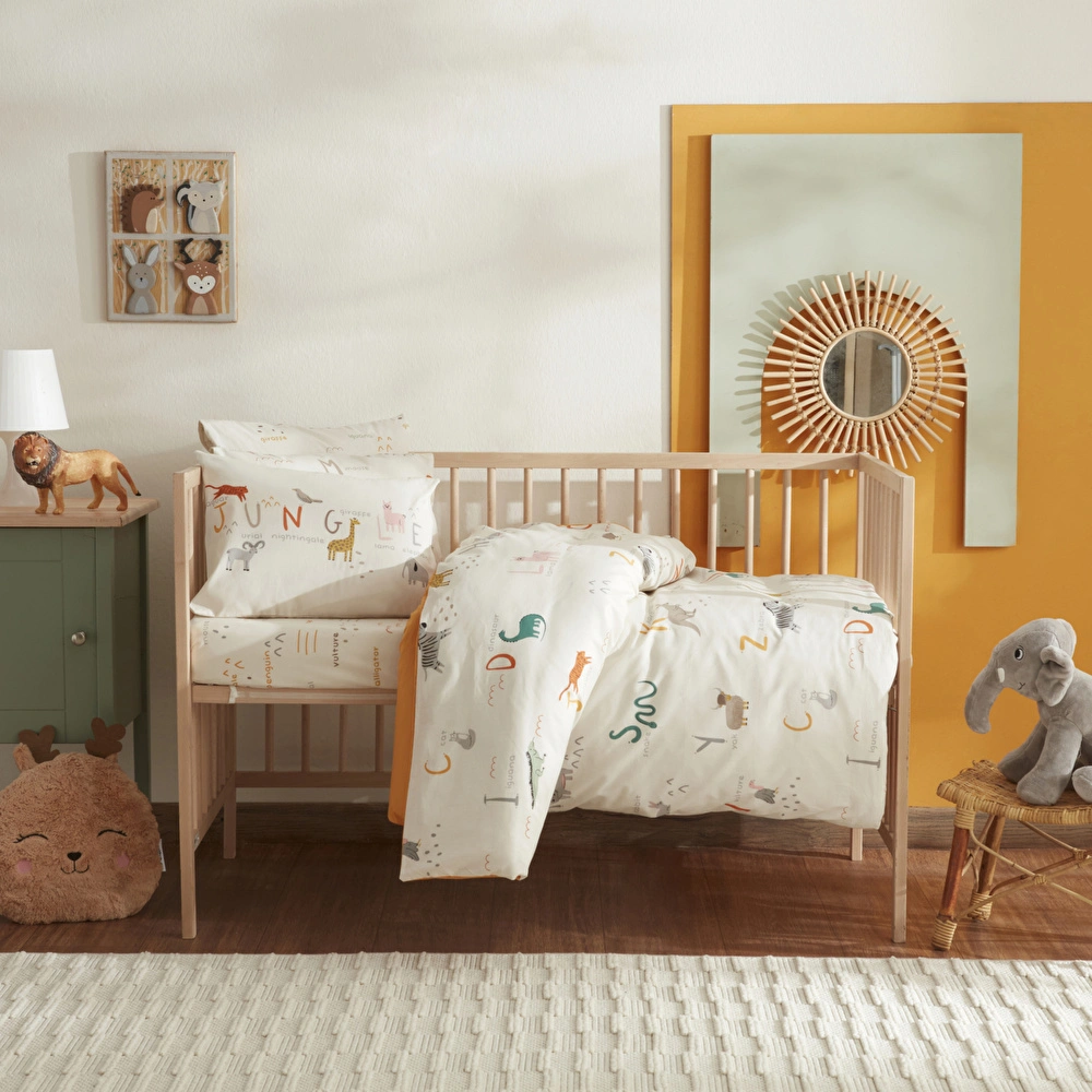 Karaca Home Jungle %100 Pamuk Bebek Nevresim Takımı  görseli 1