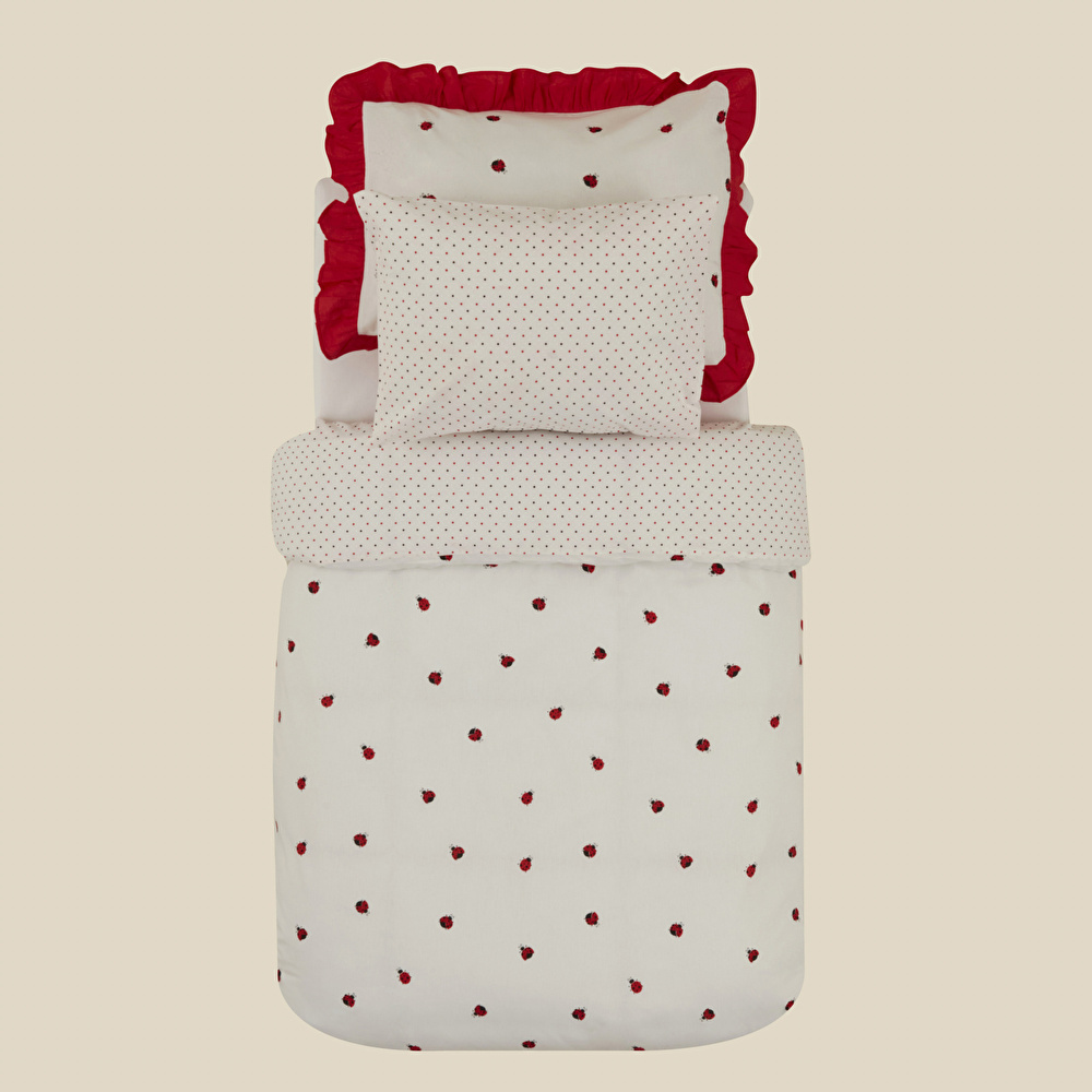 Karaca Home Ladybug %100 Pamuk Bebek Nevresim Takımı görseli 6