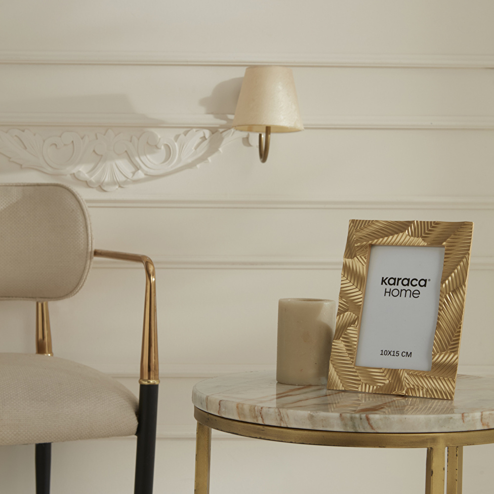 Karaca Home Lana Fotoğraf Çerçevesi Gold 15x10 cm görseli 1