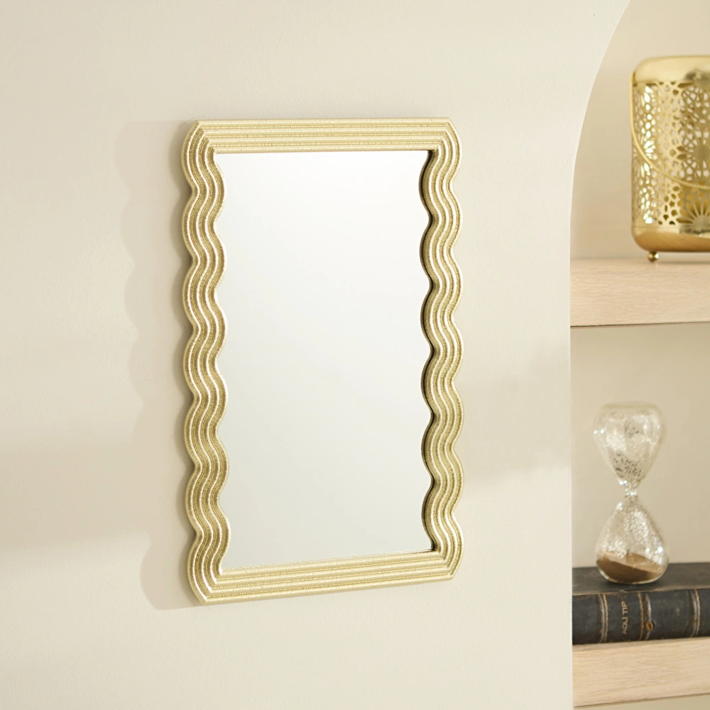 Karaca Home Vendi Duvar Aynası Gold  25,9x40,8 Cm görseli 1