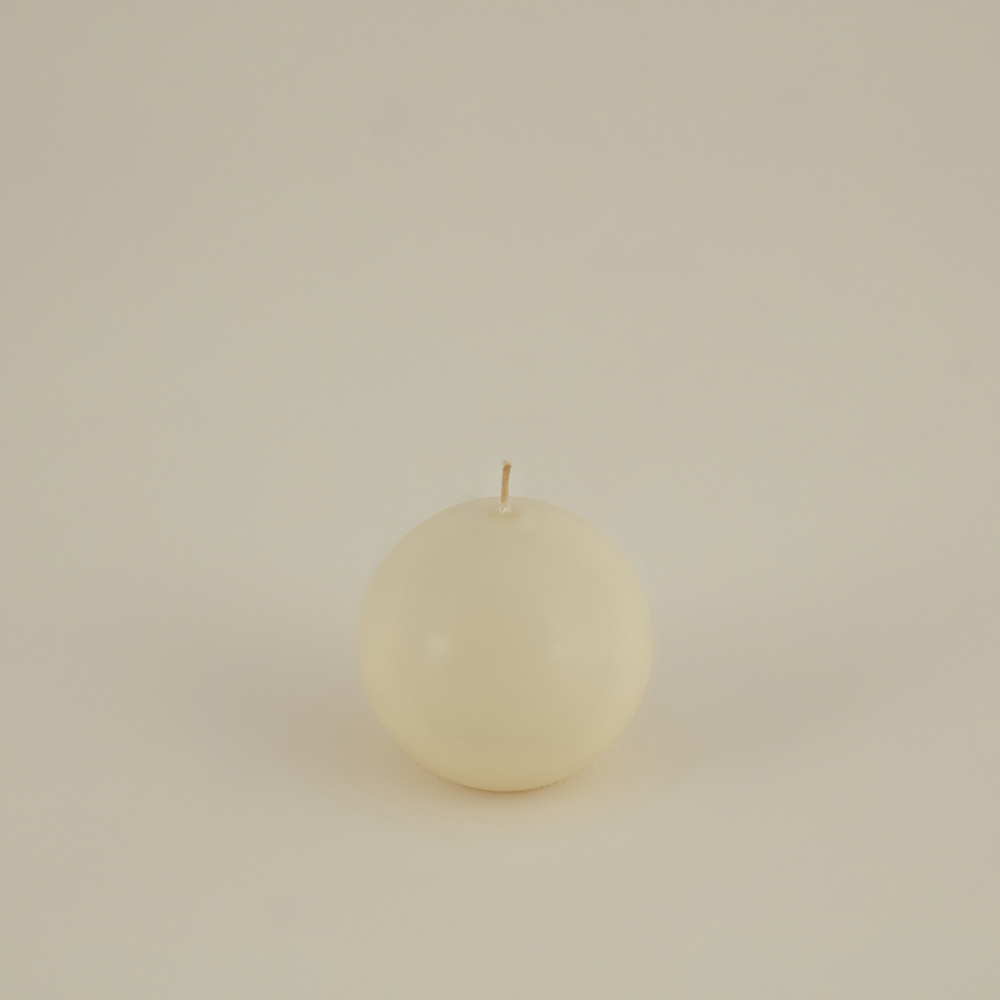 Karaca Home Ball Mum Ekru 8 cm görseli 2
