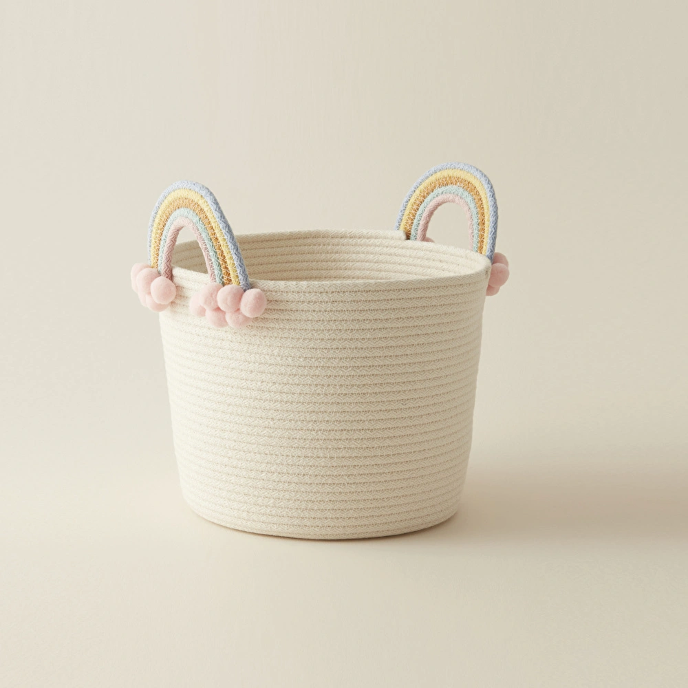 Karaca Home Bebek Rainbow Kulplu Organizer Beyaz görseli 2