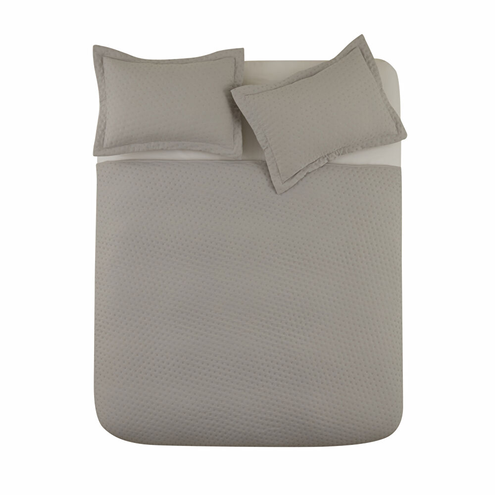 Karaca Home Breeze Soft Çift Kişilik Yatak Örtüsü Gri thumbnail 9