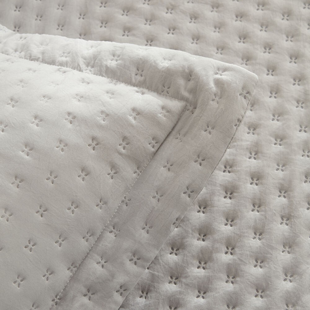 Karaca Home Breeze Soft Çift Kişilik Yatak Örtüsü Gri thumbnail 4