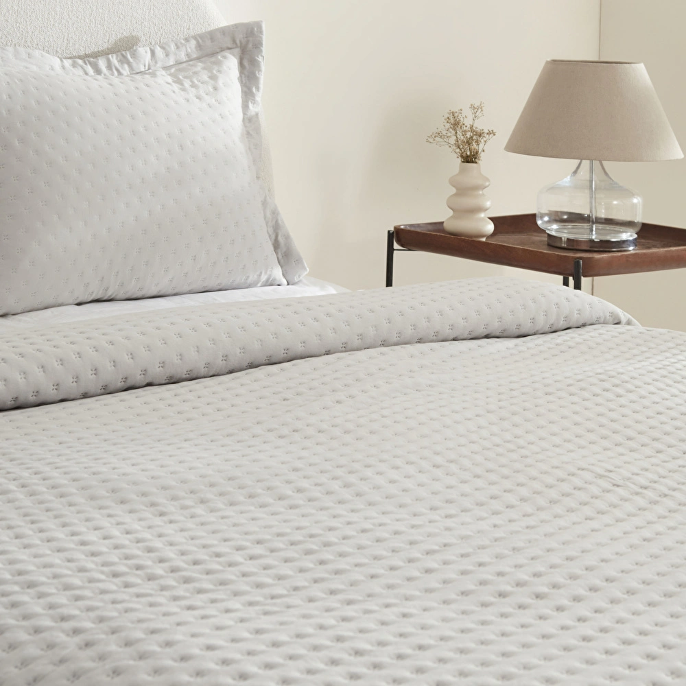 Karaca Home Breeze Soft Tek Kişilik Yatak Örtüsü Gri görseli 6