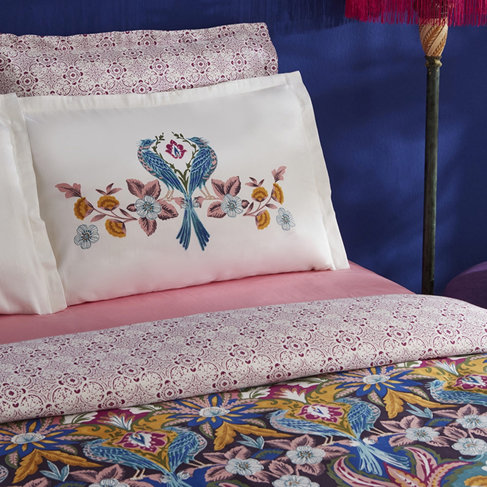 Karaca Home Marsey Çift Kişilik Saten Nevresim Takımı Multicolor görseli 3