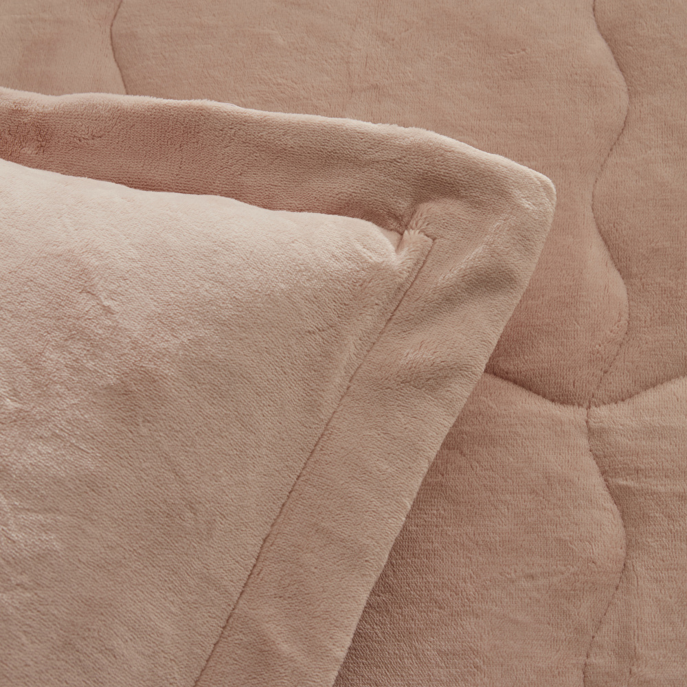 Karaca Home Flufy Çift Kişilik Soft Dream Comfort Set/Uyku Seti Pudra görseli 6