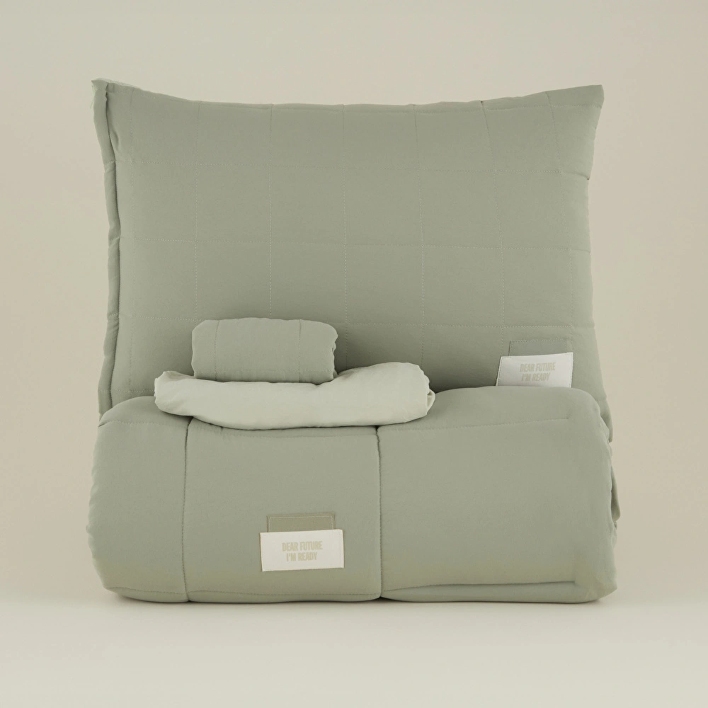 Karaca Home Relax Çift Kişilik Comfort Set/Uyku Seti Yeşil görseli 8