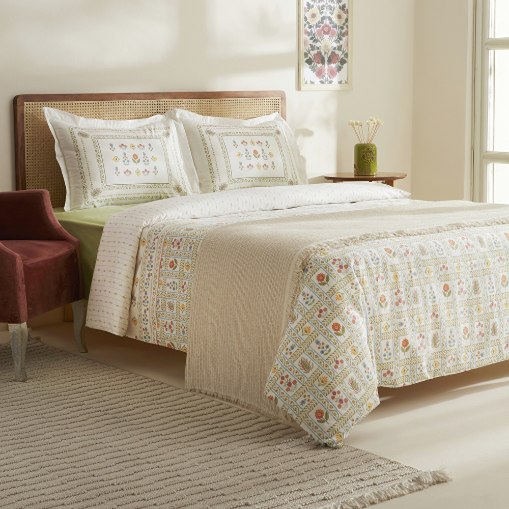 Karaca Home Arty %100 Pamuk Çift Kişilik Nevresim Battaniye Takımı görseli 2