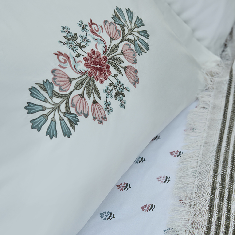 Karaca Home Siya Çift Kişilik Battaniye Takımı Multicolor görseli 5