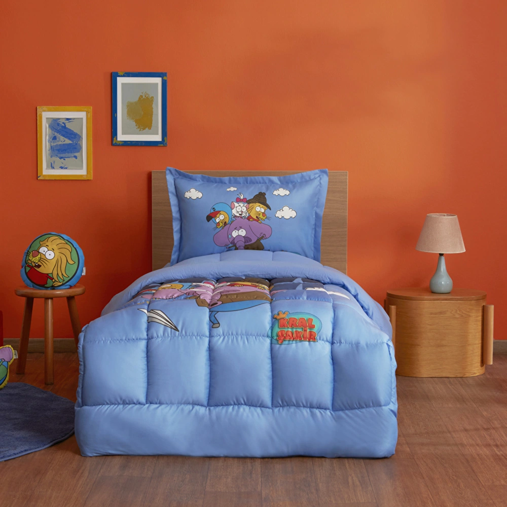 Karaca Home X Kral Şakir Bam Bam Bam Tek Kişilik Comfort Set/Uyku Seti görseli 1