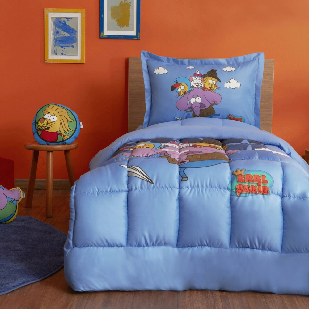 Karaca Home X Kral Şakir Bam Bam Bam Tek Kişilik Comfort Set/Uyku Seti görseli 2