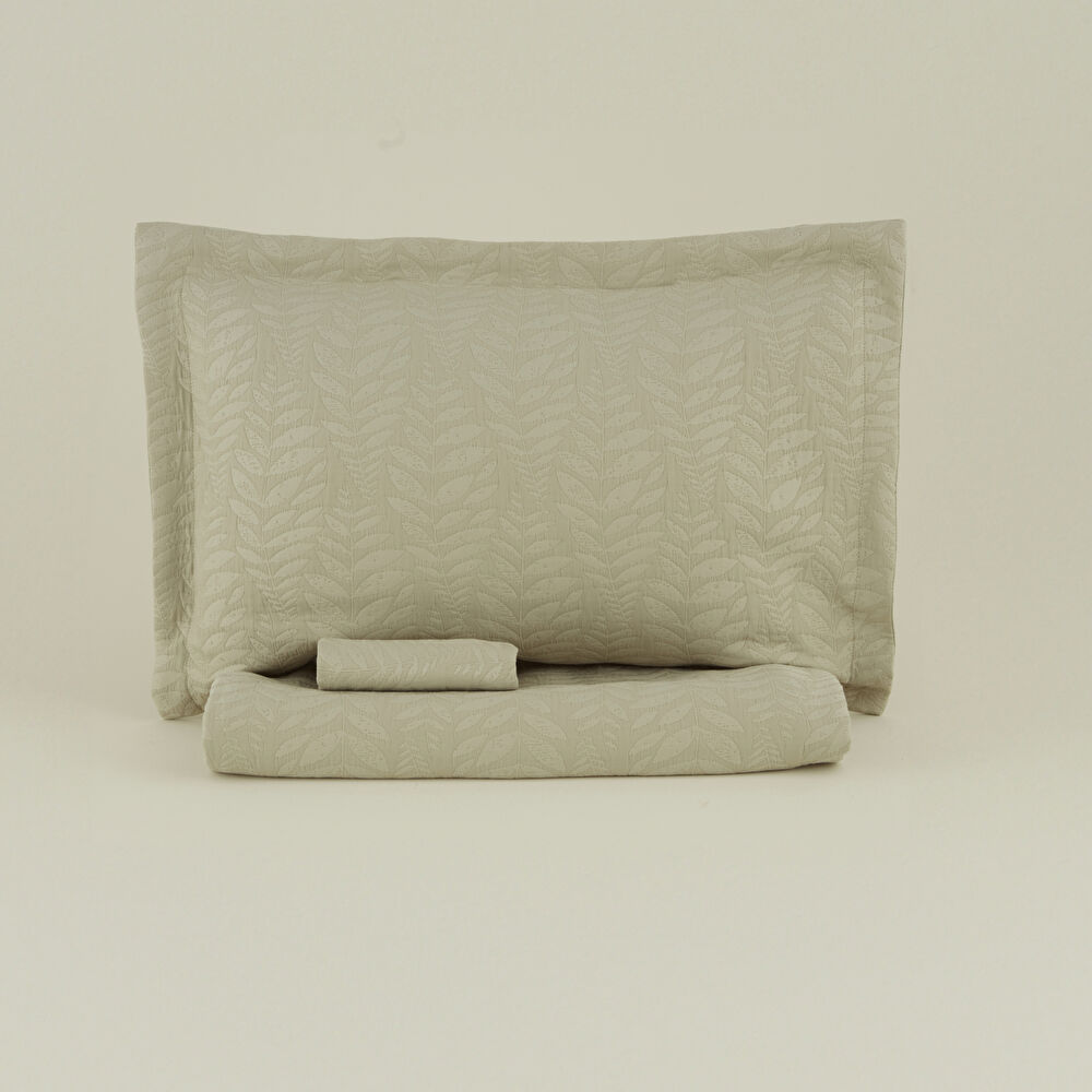 Karaca Home Serenity Çift Kişilik Yatak Örtüsü Seti Adaçayı thumbnail 8