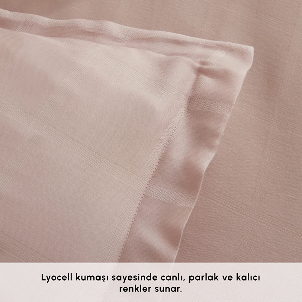 Karaca Home Royale King Size Nevresim Takımı Pudra görseli 4