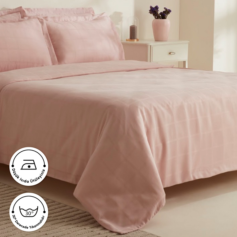 Karaca Home Royale King Size Nevresim Takımı Pudra görseli 5