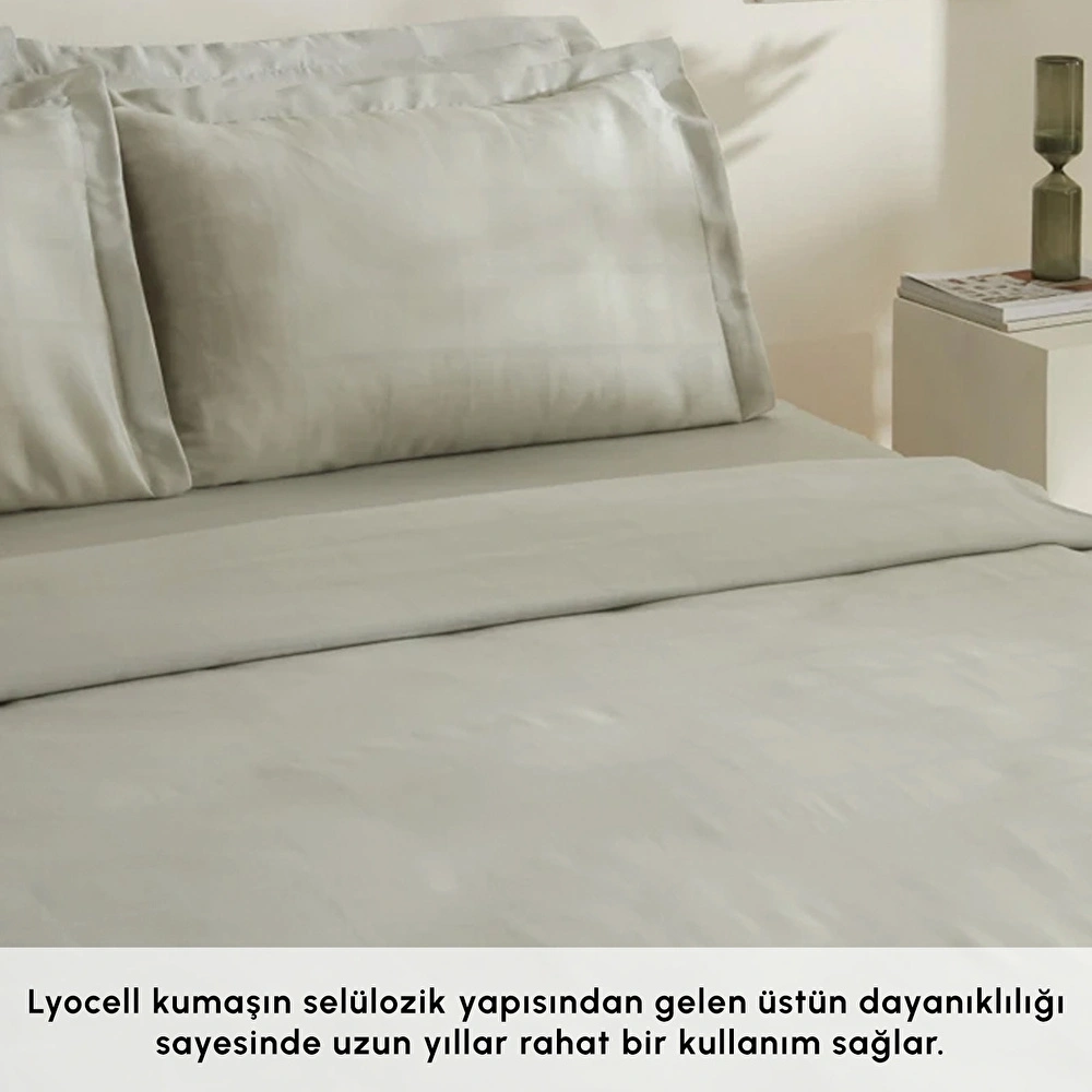 Karaca Home Royale Çift Kişilik Nevresim Takımı Adaçayı görseli 3