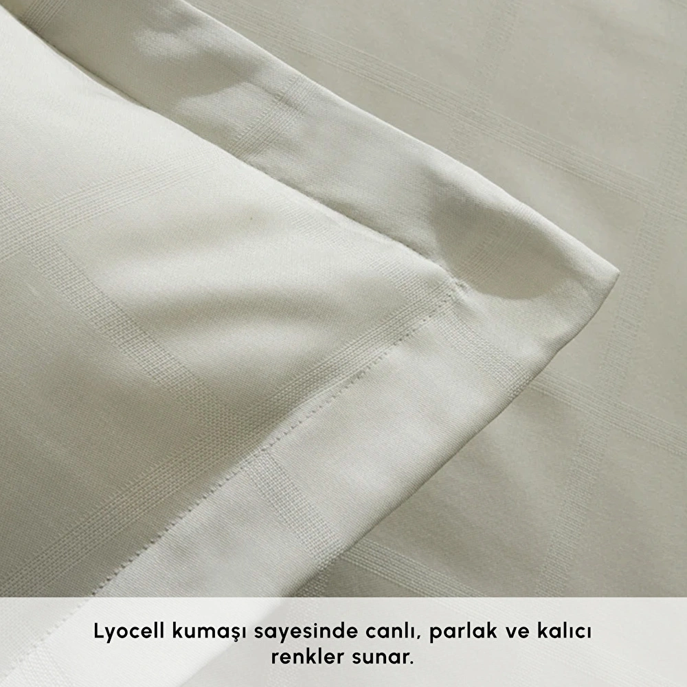 Karaca Home Royale Çift Kişilik Nevresim Takımı Adaçayı görseli 4