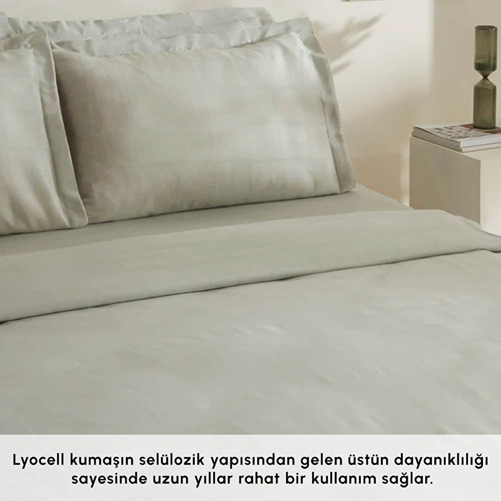 Karaca Home Royale King Size Nevresim Takımı Adaçayı görseli 3