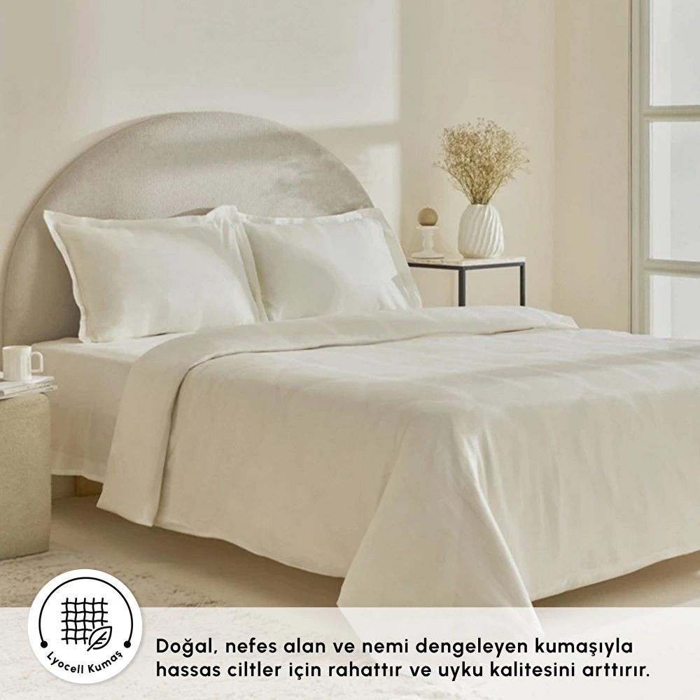 Karaca Home Alvin King Size Nevresim Takımı Beyaz görseli 2