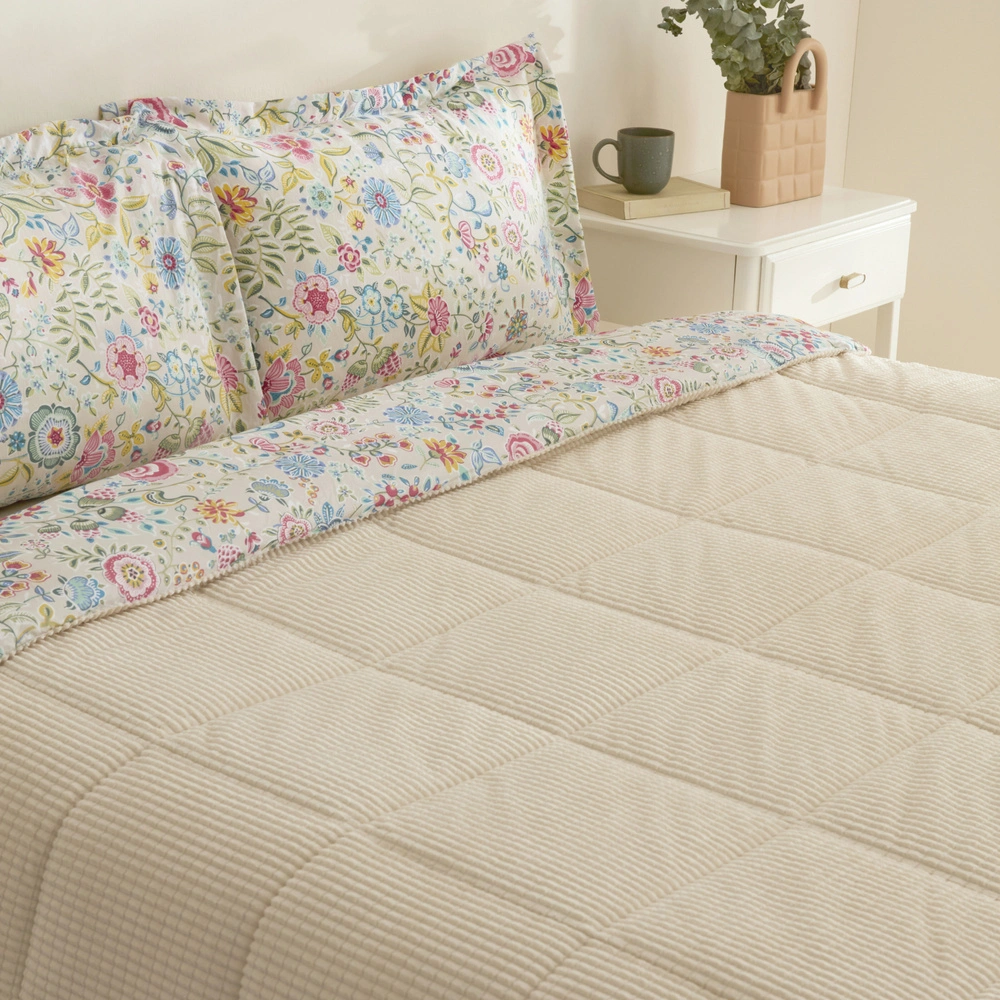 Karaca Home Ortiz Çift Kişilik Comfort Set Bej görseli 3