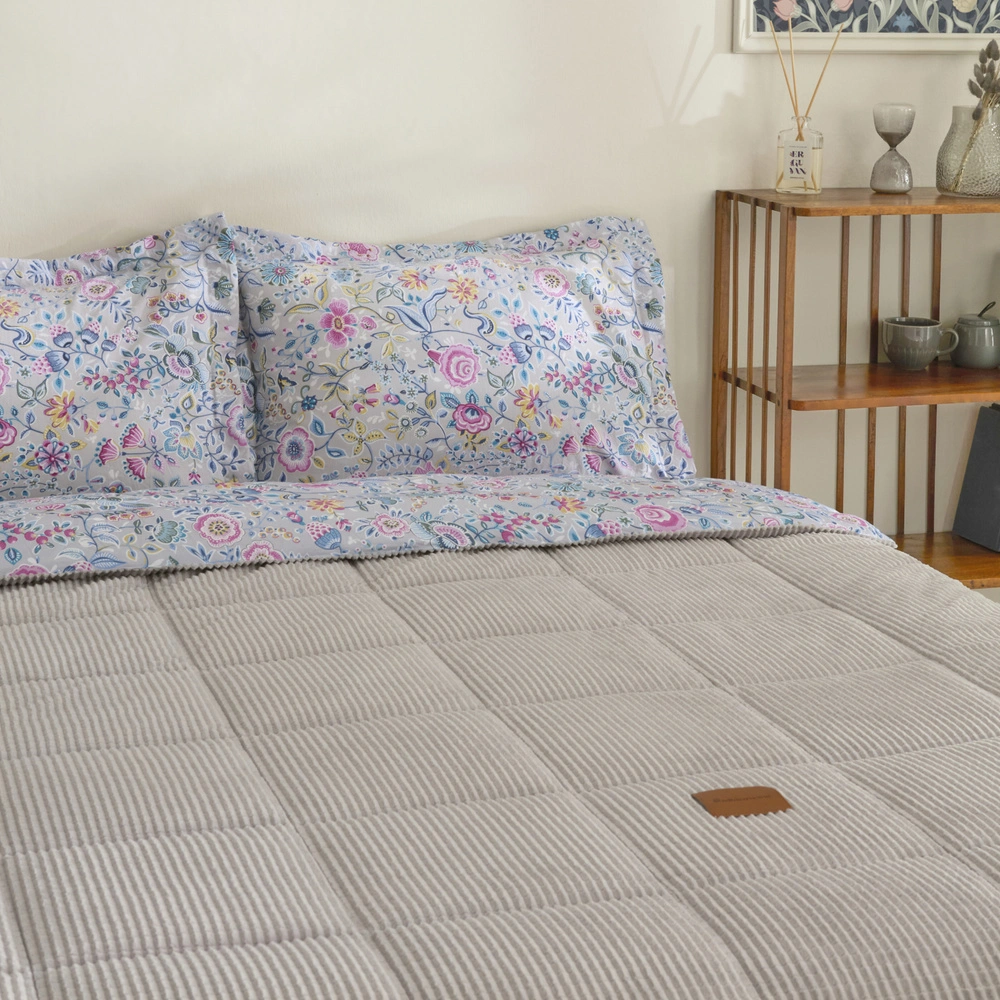 Karaca Home Ortiz Tek Kişilik Comfort Set Gri görseli 4