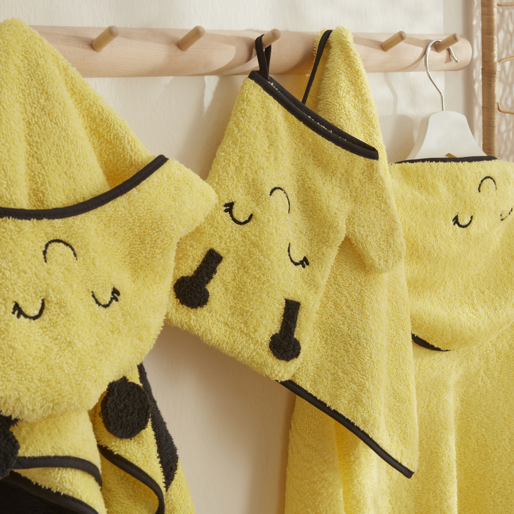 Karaca Home Bebek Little Bee Havlu Kundak Kese Set görseli 2