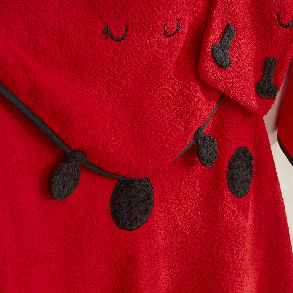 Karaca Home Bebek Little Ladybug Havlu Kundak Kese Set görseli 2