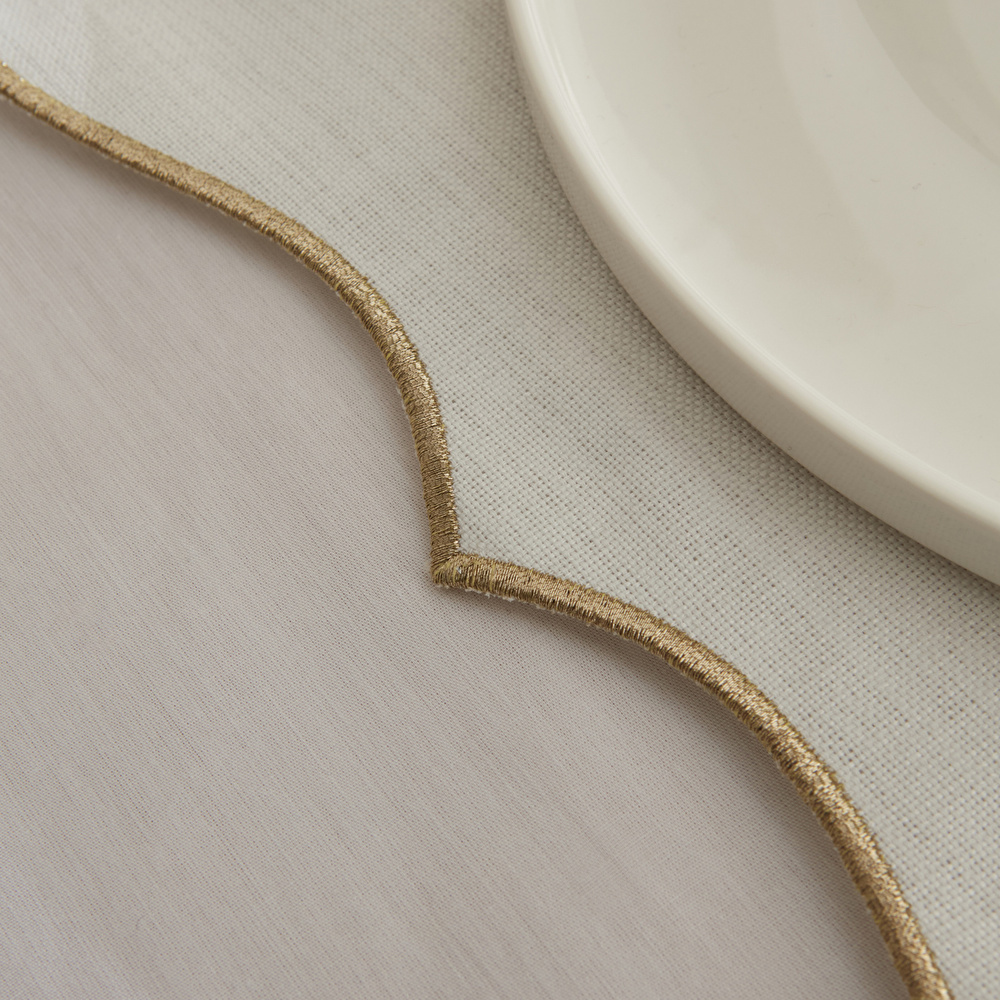 Karaca Home Pera Amerikan Servisi 6'lı Gold 32x48cm görseli 4