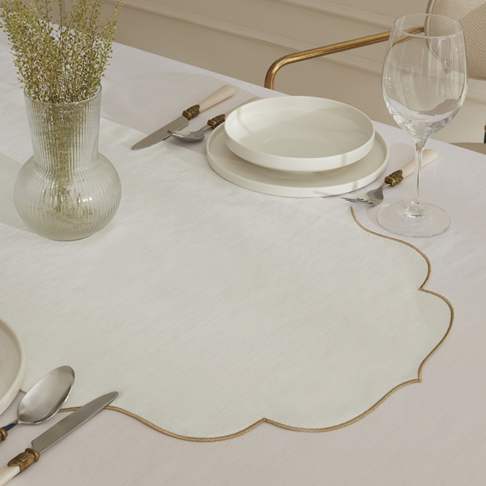 Karaca Home Pera Runner Gold 45x145 cm görseli 3