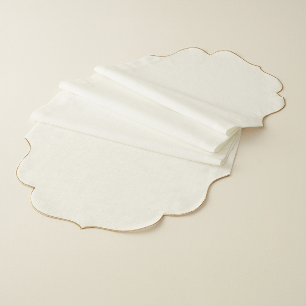 Karaca Home Pera Runner Gold 45x145 cm görseli 1