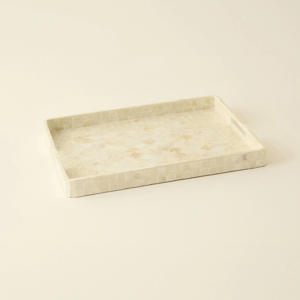 Karaca Home Carrie Dekoratif Tepsi 39x29 5x3.5 cm görseli 1
