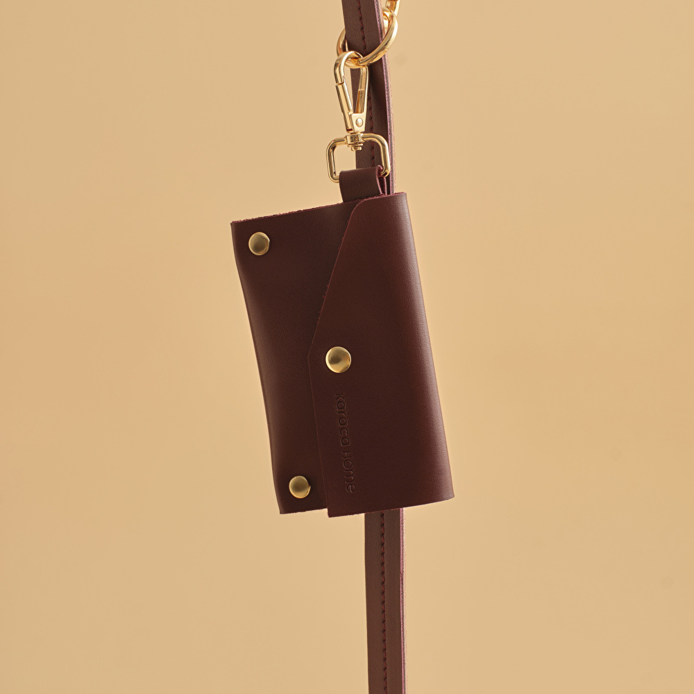 Karaca Home X Pati Bonny Hands Free Tasma Seti L Beden Bordo-Pembe görseli 5