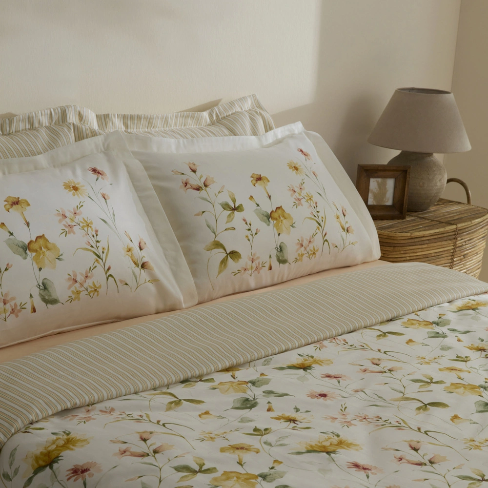 Karaca Home Aliana %100 Pamuk 120 Tel Pamuk Saten Çift Kişilik Nevresim Takımı görseli 5