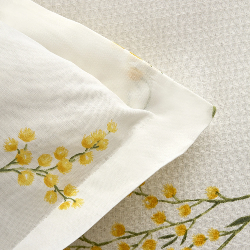 Karaca Home Loretta %100 Pamuk Tek Kişilik Pike Takımı Sarı görseli 7