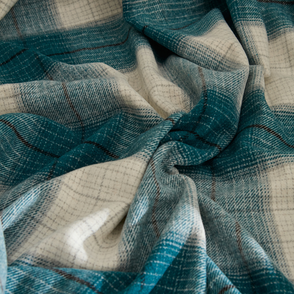 Karaca Home Flanel Throw Tv Battaniyesi Turkuaz görseli 2