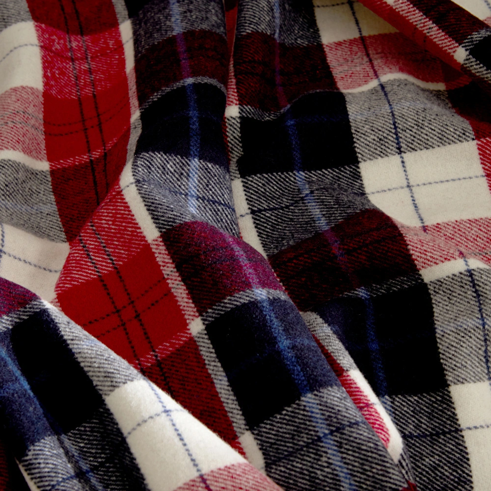 Karaca Home Flanel Throw Tv Battaniyesi Bordo/Bej görseli 2