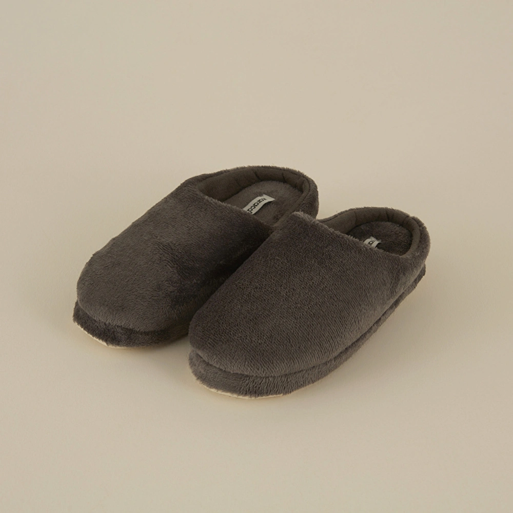 Karaca Home Cosy Havlu Erkek Ev Terliği 44-45 Numara Gri görseli 2