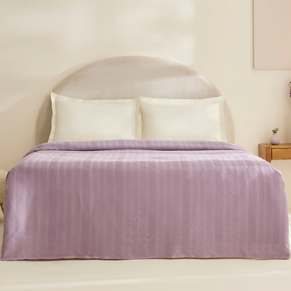 Karaca Home Layna Ecocell Çift Kişilik Tek Pike Lila  görseli 1