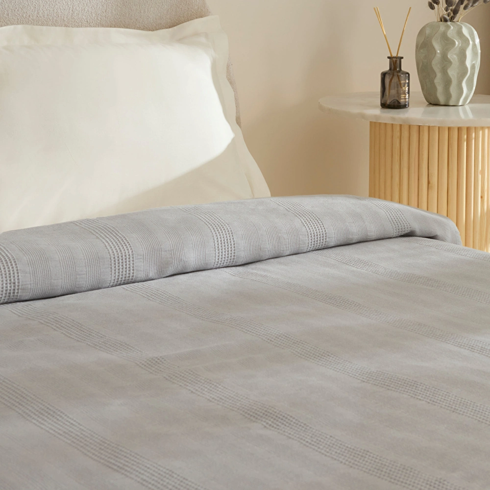 Karaca Home Layna Ecocell Çift Kişilik Tek Pike Gri görseli 4