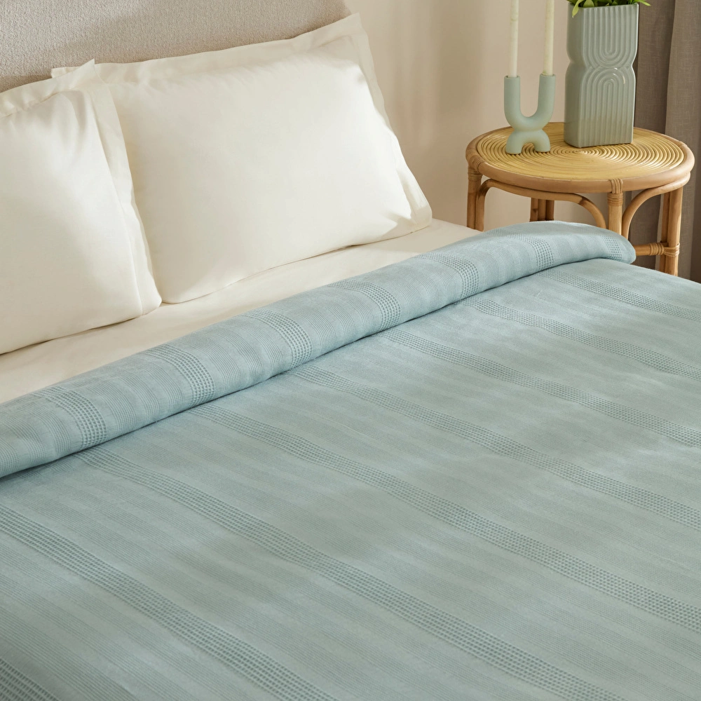 Karaca Home Layna Ecocell Çift Kişilik Tek Pike Mavi görseli 3