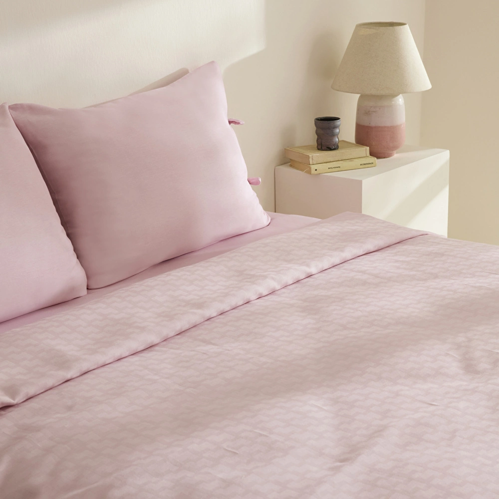 Karaca Home Sarra Britli Bambu Tek Kişilik Pike Takımı Pudra görseli 6