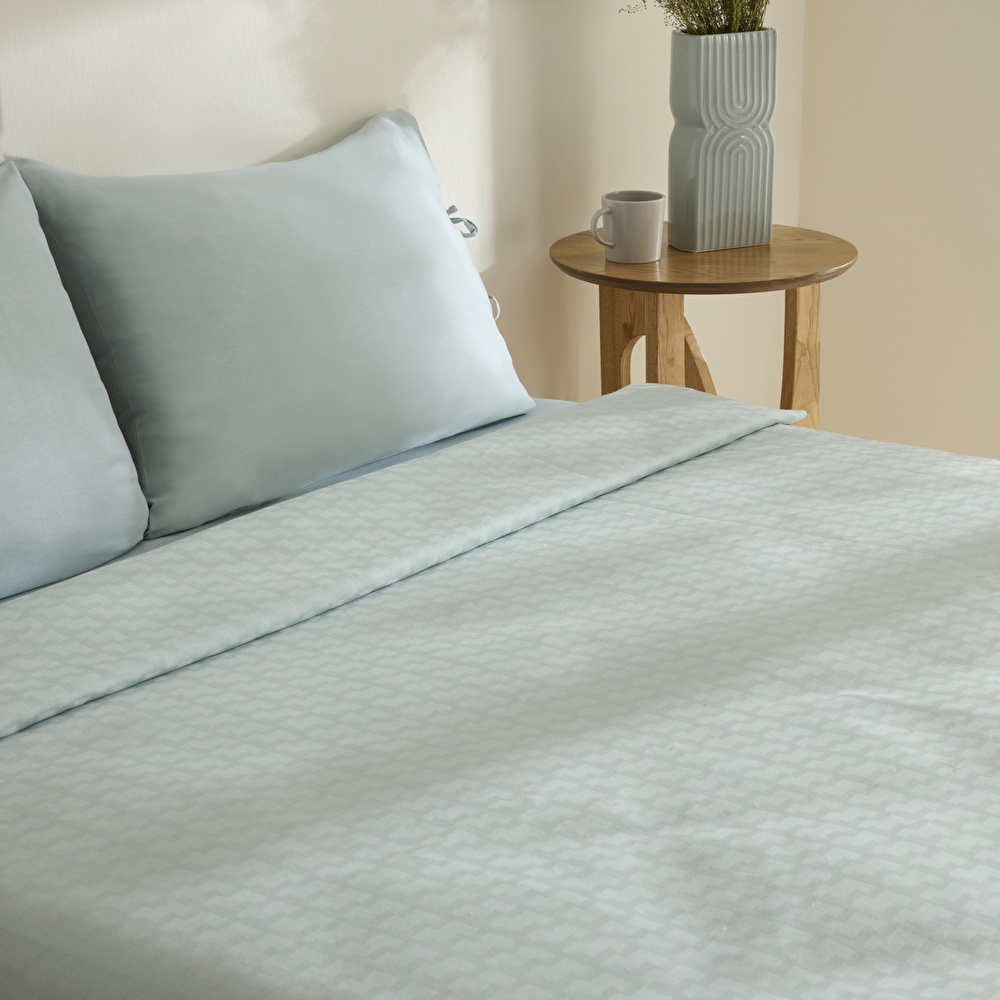 Karaca Home Sarra Britli Bambu Çift Kişilik Pike Takımı Mint görseli 3