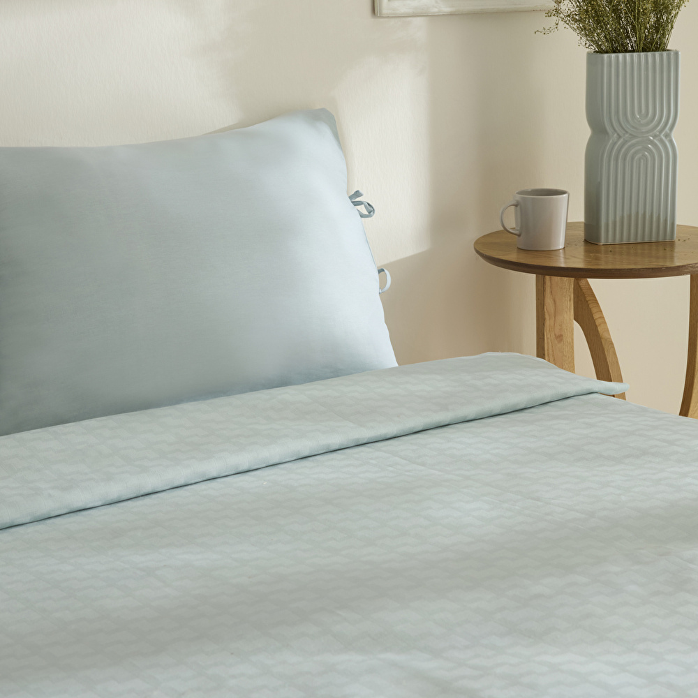 Karaca Home Sarra Britli Bambu Çift Kişilik Pike Takımı Mint görseli 4