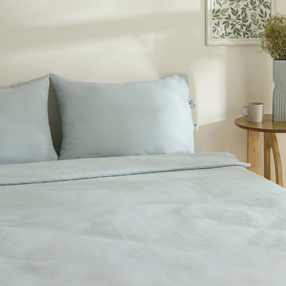 Karaca Home Sarra Britli Bambu Çift Kişilik Pike Takımı Mint görseli 5