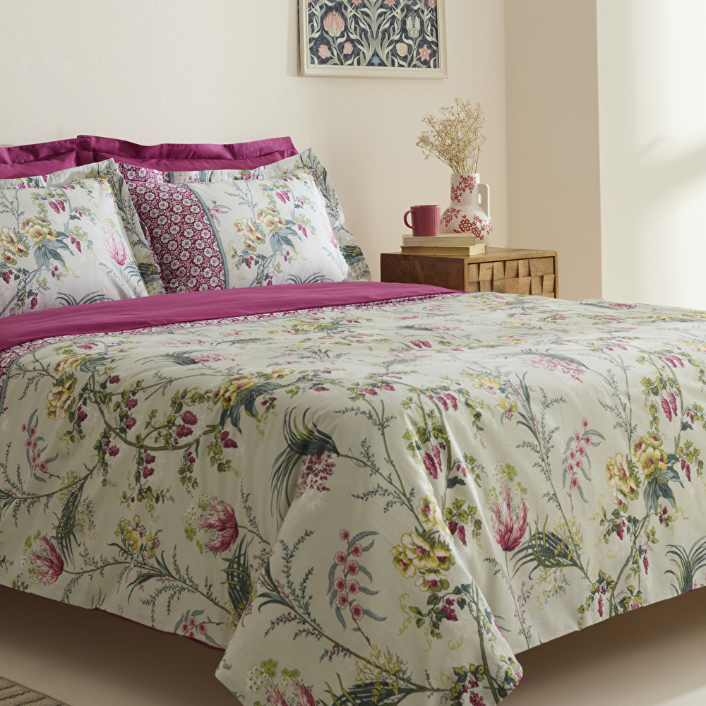 Karaca Home Mitha %100 Pamuk Çift Kişilik Nevresim Takımı Mint görseli 2
