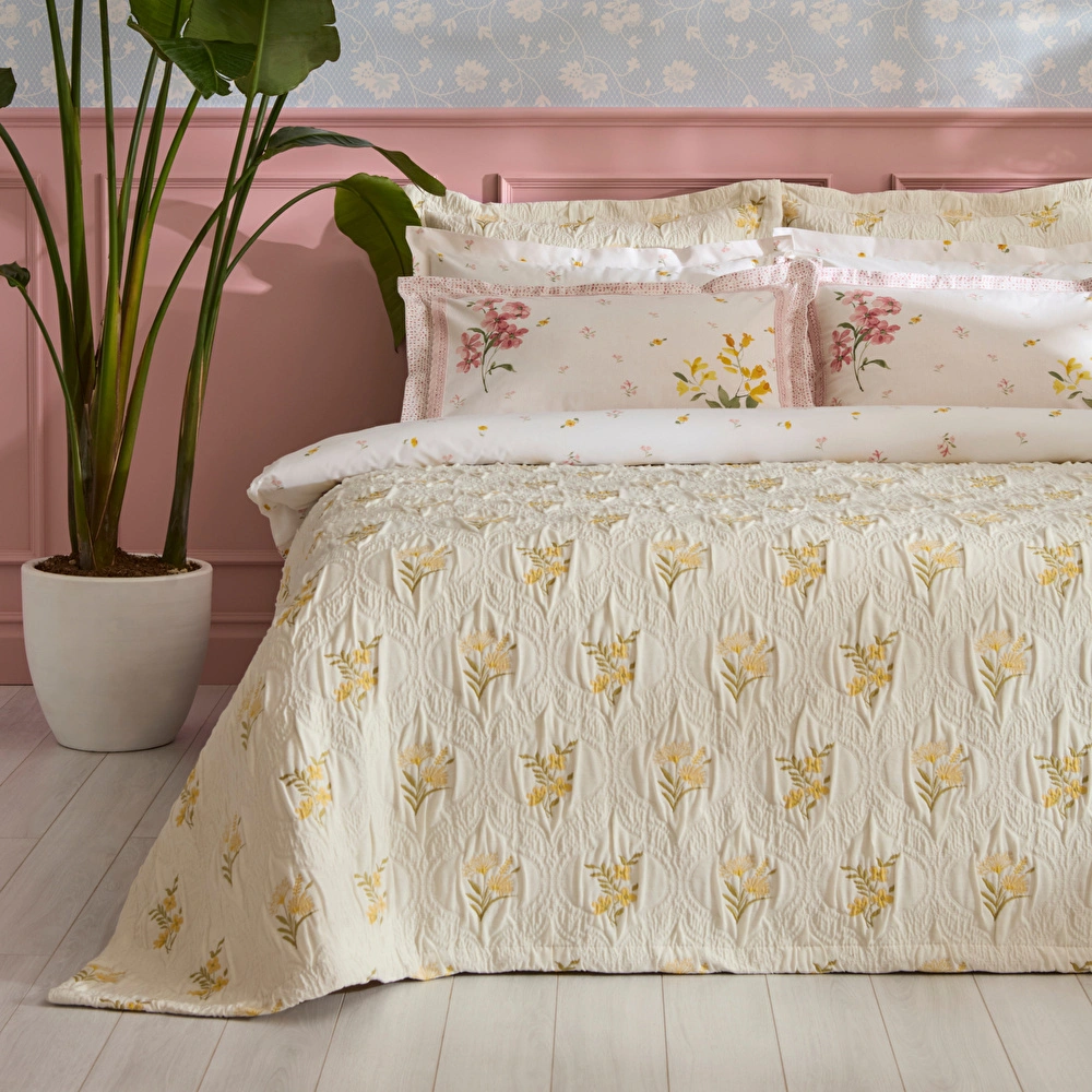Karaca Home Melina Çift Kişilik Yatak Örtüsü Takımı Multicolor görseli 3