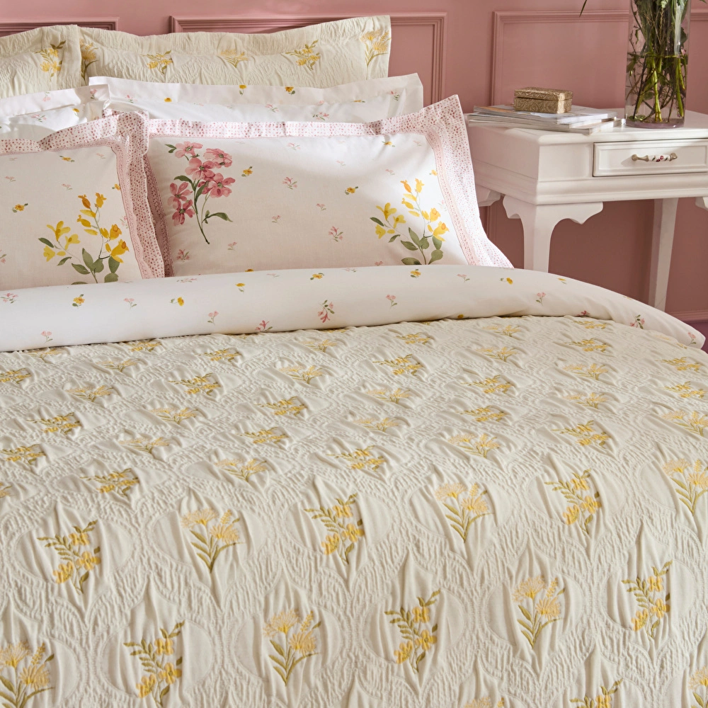 Karaca Home Melina Çift Kişilik Yatak Örtüsü Takımı Multicolor görseli 4