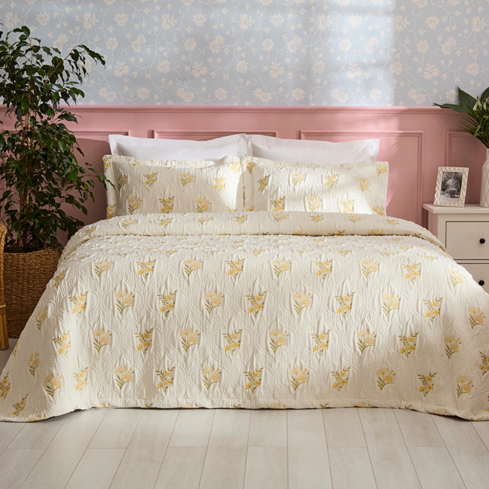 Karaca Home Melina Çift Kişilik Yatak Örtüsü Takımı Multicolor görseli 1